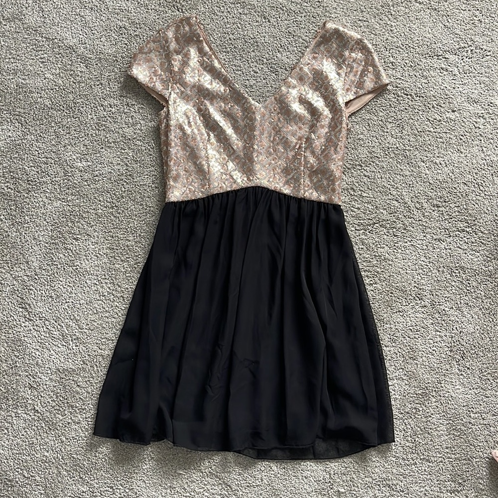 Speechless Sequin and black dress